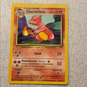 Charmeleon Pokémon card